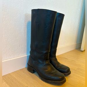 Black Frye campus boot size 8